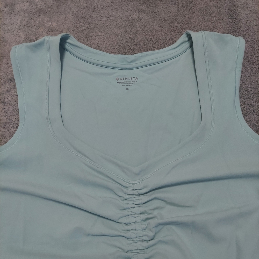 Athleta Ruched Tank Top - Picture 2 of 7